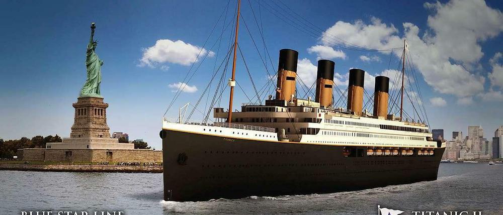 So könnte die "Titanic II" einem Entwurf zufolge einmal aussehen.
