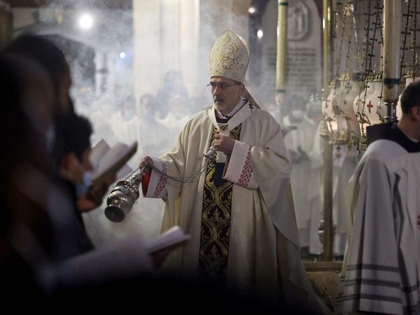 Der höchste katholische Würdenträger im Heiligen Land: Patriarch Pierbattista Pizzaballa.