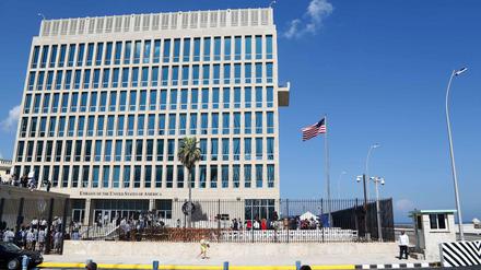 Die US-Botschaft in Kuba.