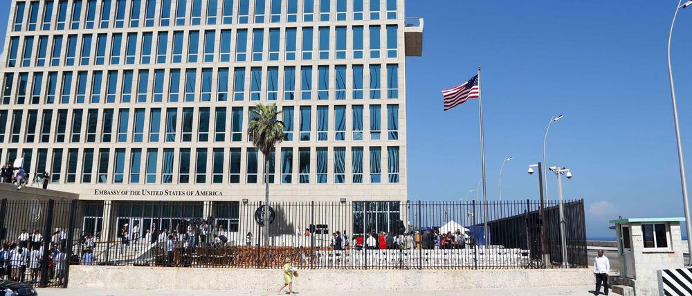 Die US-Botschaft in Kuba.