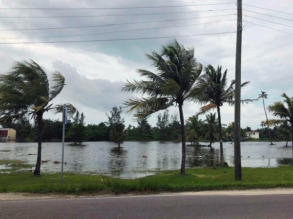 Ürerflutete Gebiete in Nassau, Bahamas