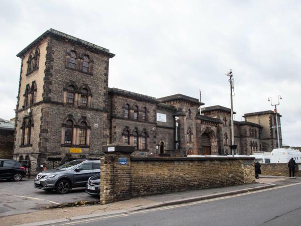 Das HM Prison Wandsworth in London. 