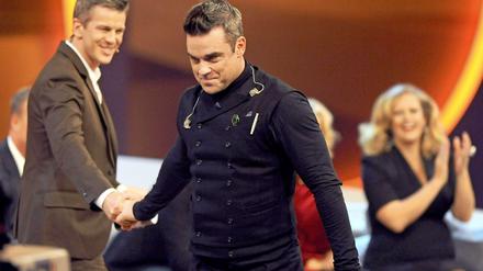 Robbie Williams verlässt "Wetten, dass...". Und ist froh darüber, wie er jetzt sagt.