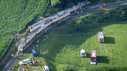 Der Nahverkehrszug der Mariazellerbahn mit etwa 80 Fahrgästen war um kurz nach 7 Uhr in Niederösterreich entgleist.