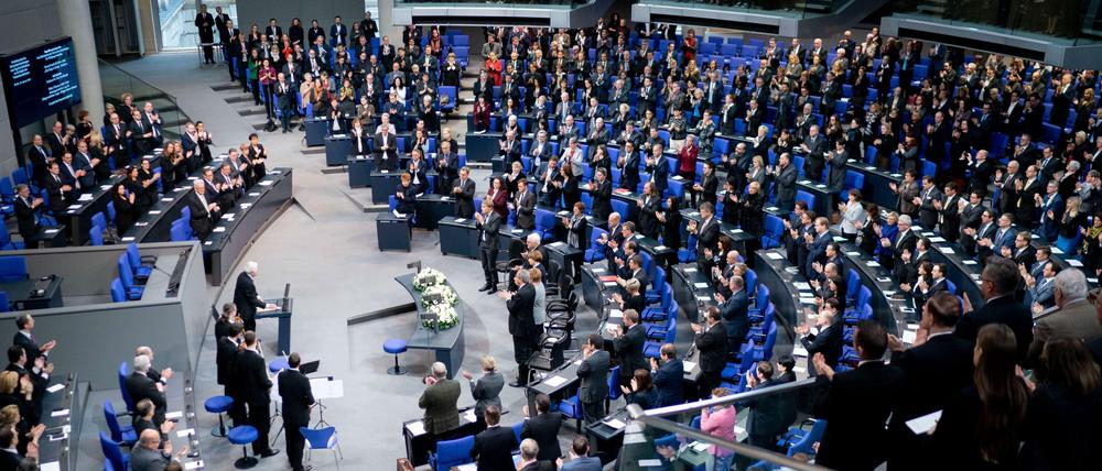 Gedenkstunde für die Opfer des Nationalsozialismus im Bundestag.