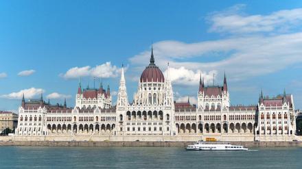 Das Parlamentsgebäude in der ungarischen Hauptstadt Budapest.