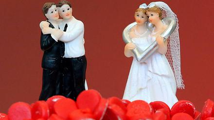 Hochzeitstorten-Bäcker*innen haben sich schon längst auf gleichgeschlechtliche Paare eingestellt.