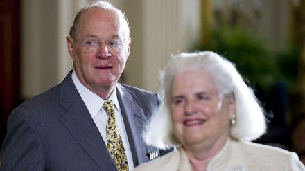 Anthony Kennedy, Richter am US Supreme Court, und seine Frau Mary.