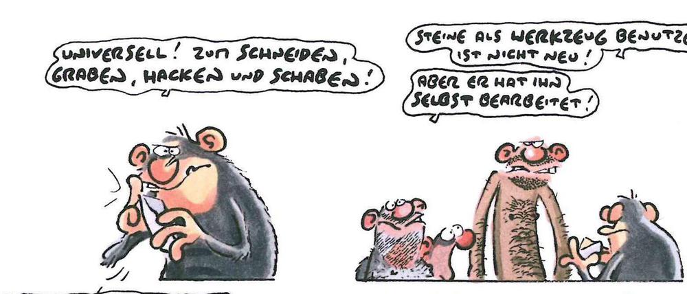 Unter Urmenschen: Auszug aus Ralf Königs neuem Comic.
