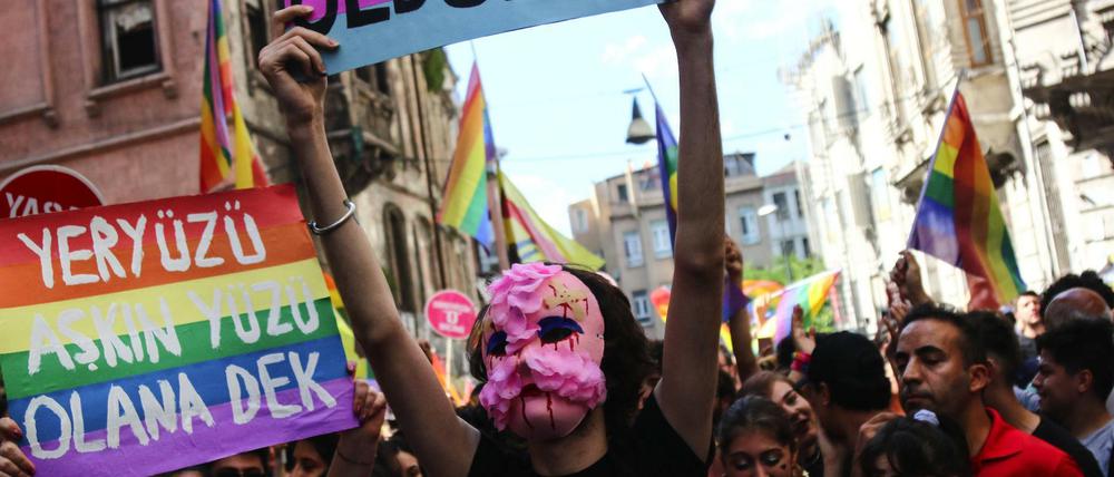 Gay Pride in Istanbul.