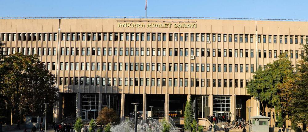Das Gerichtsgebäude in Ankara, in dem der Prozess gegen die Studierenden stattfindet.