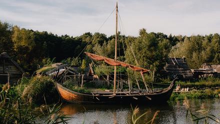 Die „Svarog“ ist das erste in Deutschland rekonstruierte Slawenschiff.