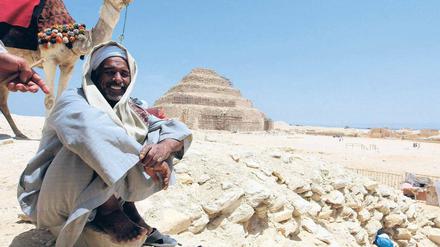 Hoffen auf Kunden. Wer sich in Ägypten das Geld im Tourismus verdienen muss, hat es derzeit schwer.