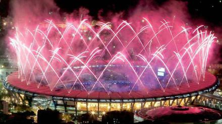 Sagenhafte 200 000 Zuschauer fasste das Maracanã-Stadion, als es 1950 eröffnet wurde. Bei den Pan-American Games 2007 (hier das Finale) war die Zahl auf 120 000 reduziert worden. Künftig finden nur noch 77 000 Platz. 