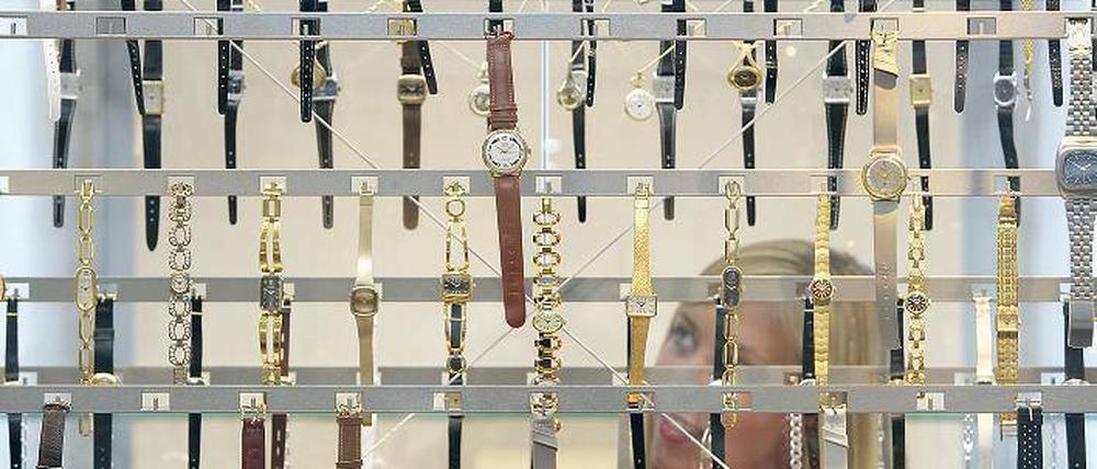 Zeit in Szene gesetzt. Uhren aus DDR-Produktion sind Teil der Ausstellung im Museum von Glashütte.