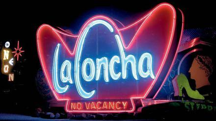 Keine Zimmer frei. Das 1960er-Logo des Motels La Concha ist ein Prunkstück im Museum. Die Herberge existiert nicht mehr, die einstige Lobby wurde vor dem Abriss bewahrt und dient jetzt als Besucherzentrum des Museums. 