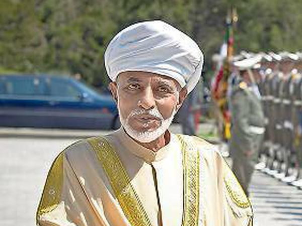 Der Monarch. Sultan Qabus ist seit mehr als 40 Jahren Staatsoberhaupt in Oman.