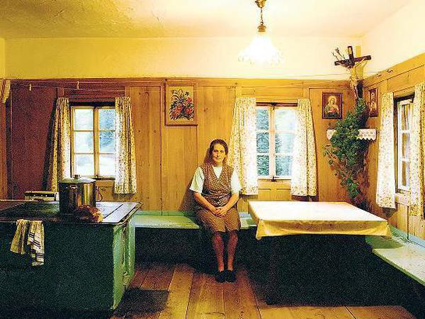 Bäuerin Bachmann in ihrer Küche