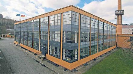 Welterbe Fagus-Werk in Alfeld. Dort wurde gestern ein Unesco-Besucherzentrum eröffnet. Die von Walter Gropius entworfene Fabrik gilt als Schlüsselbau der Moderne.