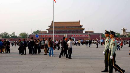 Größer geht's nicht. Der Platz des Himmlischen Friedens in Peking.