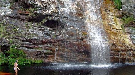Zahlreiche Wasserfälle zählen zu den außergewöhnlichen Attraktionen im Nationalpark Serra do Cipo, rund 100 Kilometer nordöstlich von Belo Horizonte.
