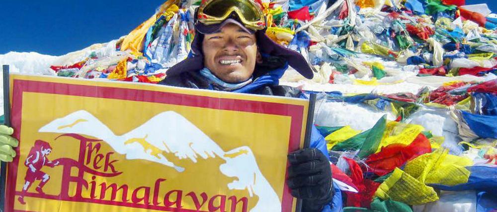Lhakpa Gelu Sherpa, 32, verlor mit dem Beben vom 25. April 2015 sein Einkommen. Vier Mal hat er den Mount Everest schon erklommen, vier weitere Achttausender bestieg er.