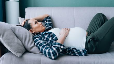 Drei von vier Frauen leiden während der Schwangerschaft unter Schlafstörungen.