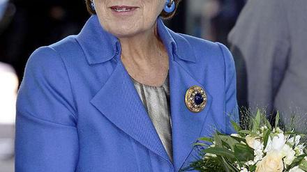 Erlitt bei einem Wanderunfall einen Kniescheibenbruch. Die Schwester der niederländischen Königin Beatrix, Prinzessin Margriet.