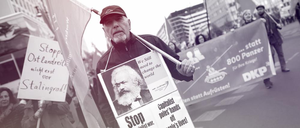 Für gerechte Arbeit, fairen Lohn und Solidarität. DGB-Demo in Berlin im vergangenen Jahr