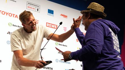 Nowitzki und Benjamin Philipp
