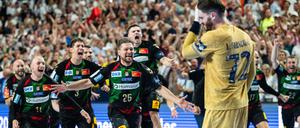 Grenzenloser Jubel. Die Magdeburger stehen nach 21 Jahren wieder im Endspiel der Champions League.