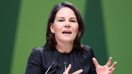 Annalena Baerbock beim Grünen-Parteitag.