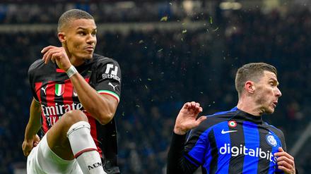 Der Konkurrent aus der eigenen Stadt. Malick Thiaw (links, AC Mailan) und Robin Gosens (Inter) spielen gemeinsam für die deutsche Nationalmannschaft.