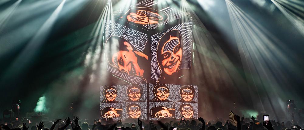Beim Auftritt von Aphex Twin