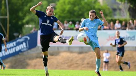 Mehr als gute Haltungsnoten gab es auch im Rückspiel nicht für Viktorias Fußballerinnen.