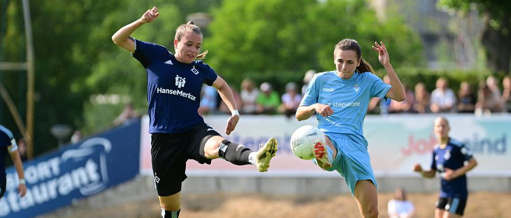 Mehr als gute Haltungsnoten gab es auch im Rückspiel nicht für Viktorias Fußballerinnen.