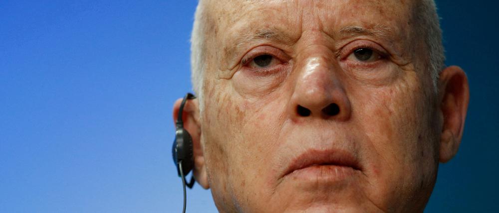 Der tunesische Präsident Kais Saied.