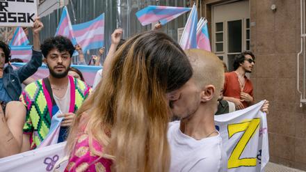 Der Trans Pride in Istanbul.