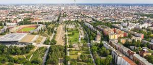 Der Mauerpark und seine Umgebung.