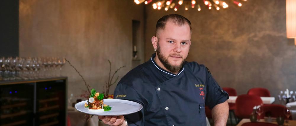 Sternekoch David Schubert ist Küchenchef im Potsdamer „Kochzimmer“.