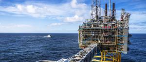 Sleipner-Gasfeld 260 km westlich der norwegischen Küste
