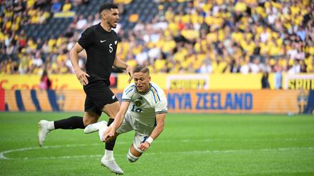 Michael Boxall (l.) soll rassistisch beleidigt worden sein.