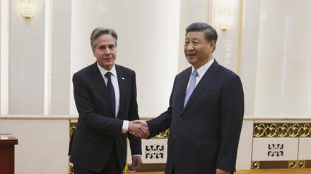 US-Außenminister Blinken bei Chinas Staatschef Xi 