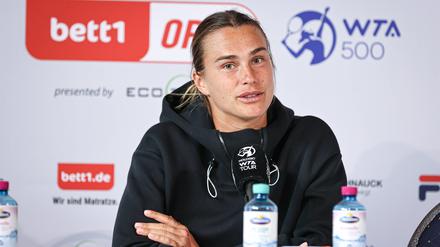 Aryna Sabalenka hat keine Lust mehr auf Fragen zur Politik.