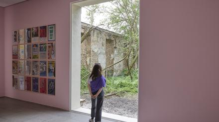 Nichts soll hier aussehen, als wäre es immer schon so gewesen. Vom Westflügel des Hamburger Bahnhofs aus kann man jetzt in den Innenhof schauen.