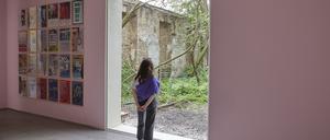 Nichts soll hier aussehen, als wäre es immer schon so gewesen. Vom Westflügel des Hamburger Bahnhofs aus kann man jetzt in den Innenhof schauen.