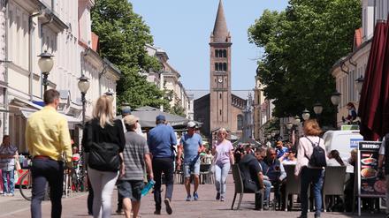 Die Brandenburger Straße in Potsdam.