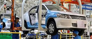 Mit dem chinesischen Partner SAIC baut VW Autos in der Provinz Xinjiang.