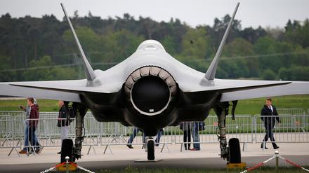 Ein Kampfjet F-35.