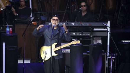 Unter Windmühlen-Freunden. Pete Townshend mit gewohnt ausholendem Schwung an der Gitarre.